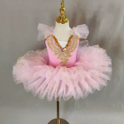 Kids Outfit Ballet Leotard Girl Dress Elegant Vestido Girls Clothes Tutu Baby Dresses Children Ballet Skirt Dance Costume Summer