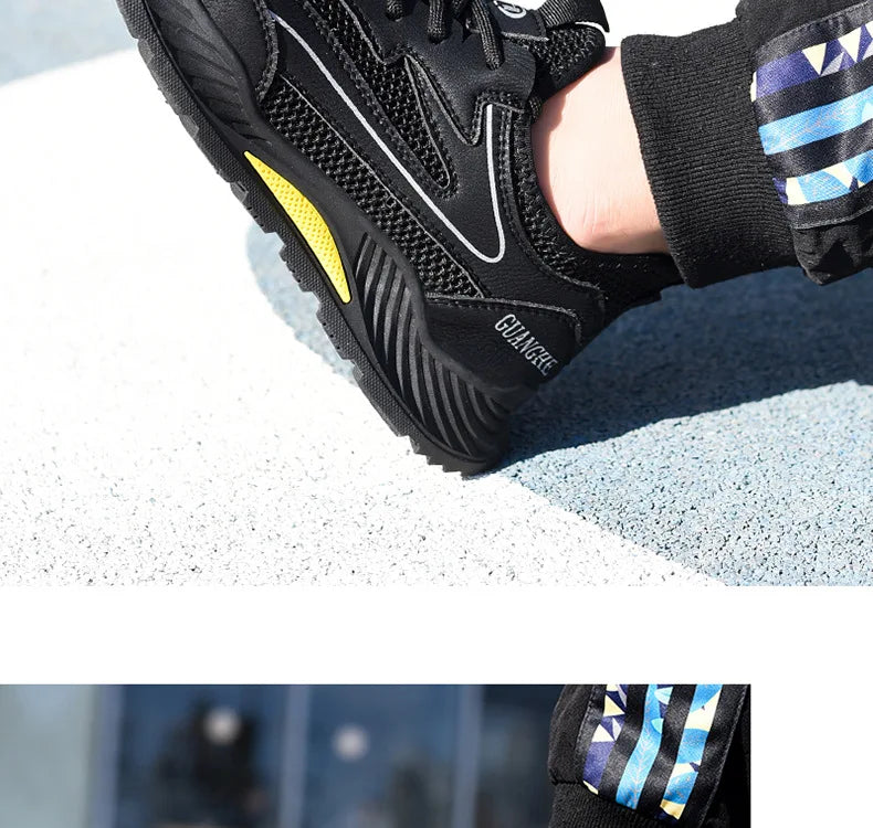 summer mesh safety shoes breathable work shoes industrial construction indestructible shoes for men steel toe safety work boots
