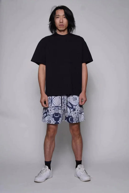 Summer Mens Sports Gym Fitness Running Basketball Short Pants Quick Dry Mesh Trend Jogger Beach Casual Motorcycle Shorts