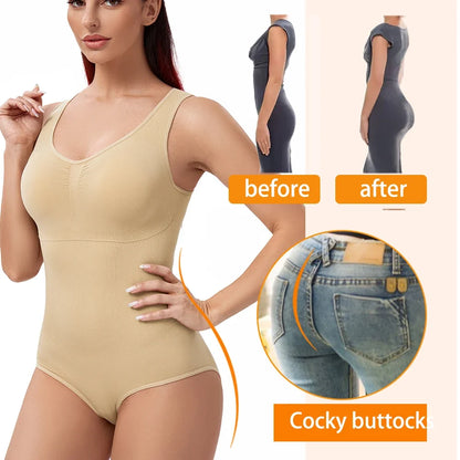 Women Shapewear Bodysuit New Tummy Control Waist Trainer Thong Body Shaper Fajas Colombianas Slimming Underwear