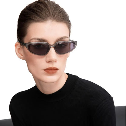 Ultra Light Personality Acetate Man Cat Eye Sunglasses Small Size Brand Designer Fashion Retro Women Decoration Sun Shades UV400