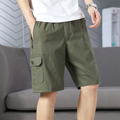 Men's Lightweight Cotton Summer Casual Shorts Loose Fit Exercise Fitness Comfortable Breathable Quick Dry Active Shorts