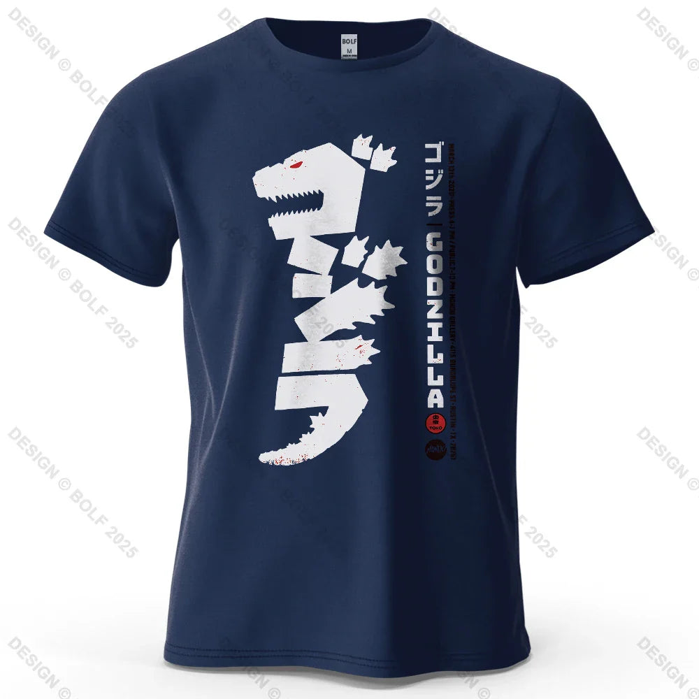 Japan Printed Men's T-Shirt 100% Cotton Oversized Harajuku Style Graphic Tees for Women Tops Tees Casual Streetwear