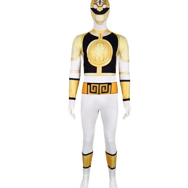 Fantasia Power Samurai Morpher Mighty Morphin Rangers Cosplay Costume Superhero Mask Kids Carnival Party Jumpsuit Zentai Suit