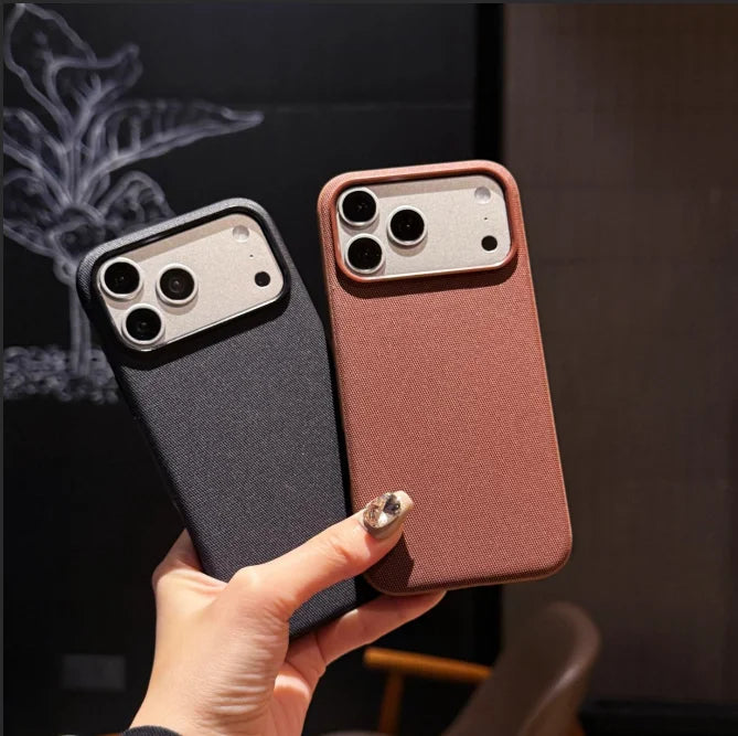 Luxury Tech Woven for Magsafe Magnetic Case for Iphone 17 Air 16 15 Plus 14 13 12 11 Pro Max TechWoven Wireless Charging Cover