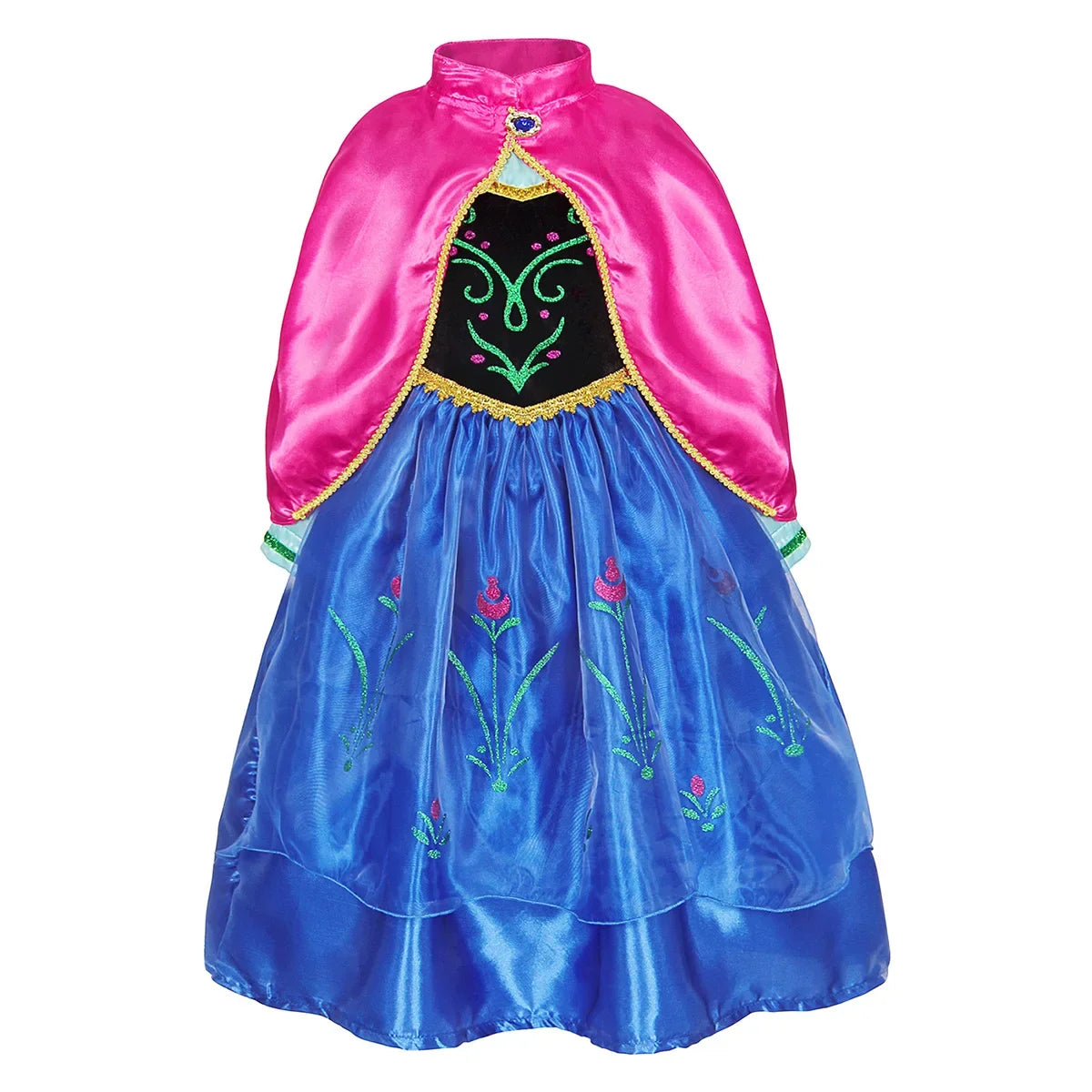 Girls Princess Dress Kids Disney Elsa Anna Snow White Aurora Sofia Rapunzel Cinderella Halloween Costume Children Birthday Party