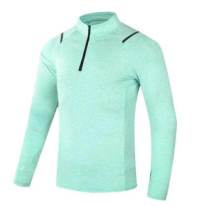 Autumn New Unisex Long Sleeve T-shirt Men Sweatshirt Fitness Shirt Tight Upperwear Anti-sweat Breathable Running Top ﻿