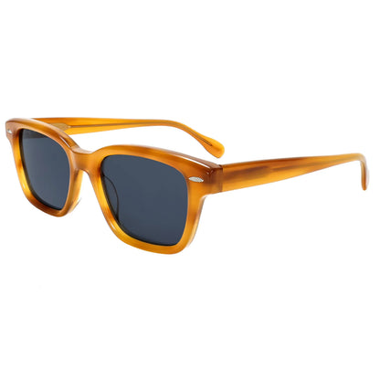 Tortoise Acetate Sunglasses Vintage Rivet G15 UV400 Non Polarized Rectangle Frame Unisex High Quality Sun Glasses