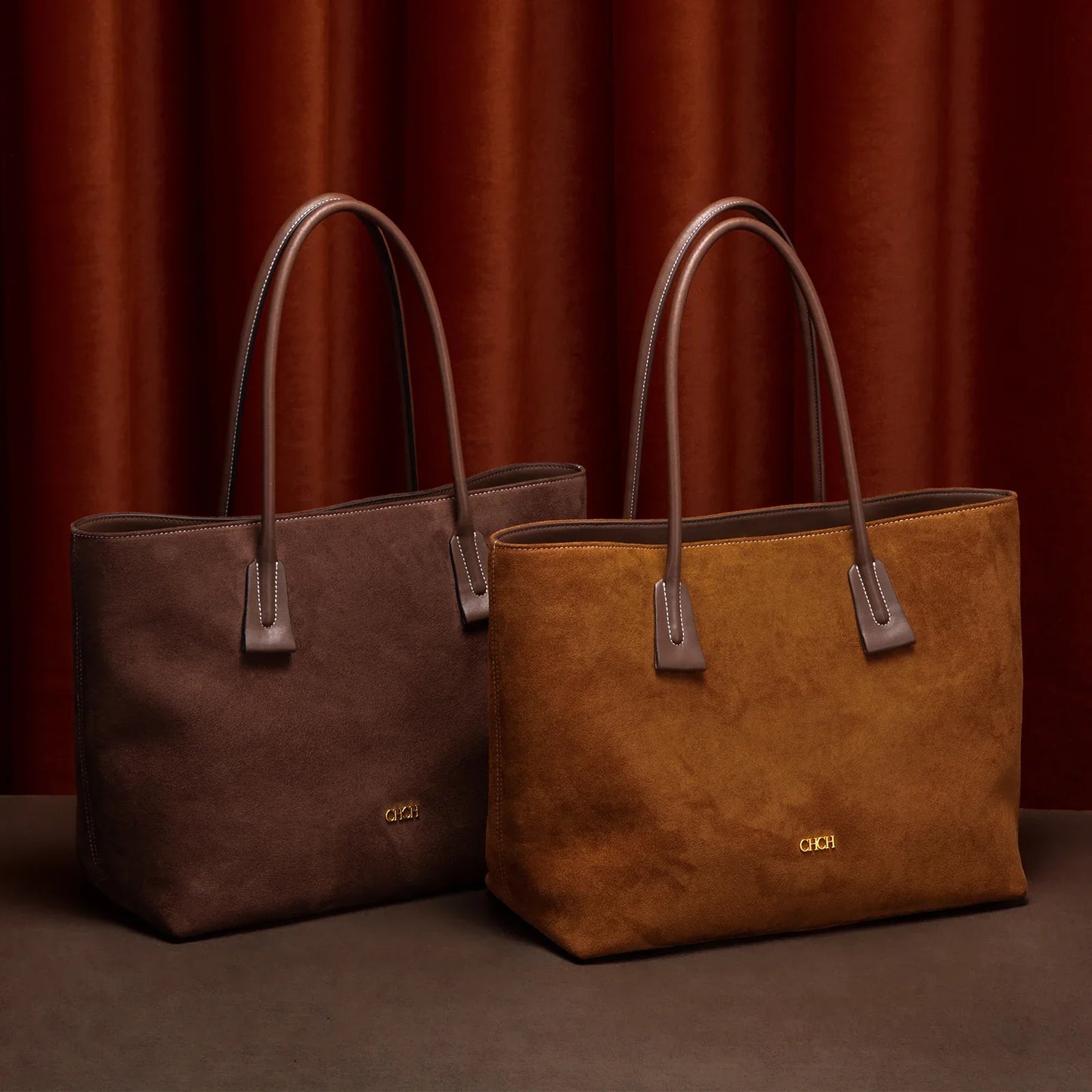 Women's Tote Bag 2026 Spring Brown Anti Velvet Large Capacity Handbag Commuter Women's Bag