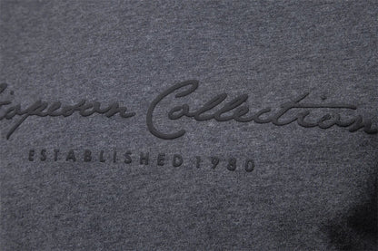 100% Cotton Long Sleeve Men's T-shirt Solid Color Letter Print Casual T shirts for Men New Spring Tops Tee Men Clothing