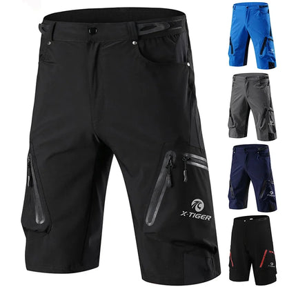 Mountain Bike Shorts Men's Summer Bicycle MTB Shorts Loose Fit Lightweight Outdoor Sports MTB Cycling Shorts