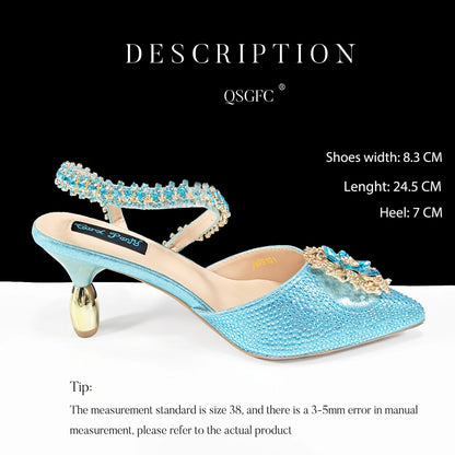 Festive Elegance: Dazzling Heels and Chic Clutch Perfect Combination Of Shoes And Bags for Party Occasions