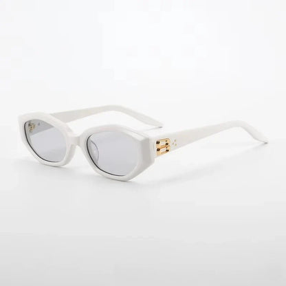 Fashion Cat Eye Retro Men Sunglasses High Quality Acetate UV400 Protection Top Brand Women Sunglasses Support Custom Lenses