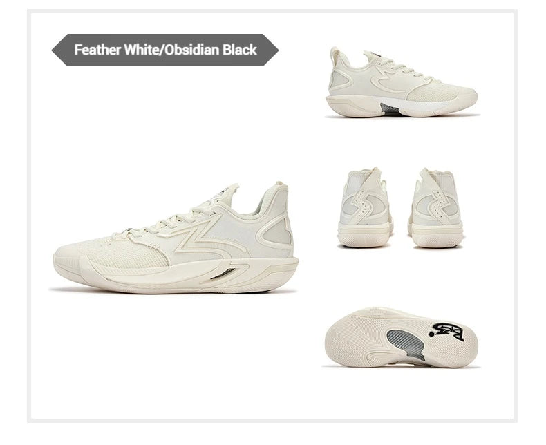 BIG3 6.0 Pro Men Basketball Shoes Carbon Plate Breathable Flexible Training Shock-Absorbing Male Sneakers 672521106