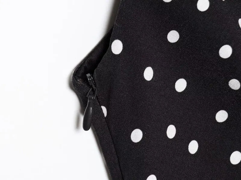 Women One Shoulder Sleeveless Polka Dot Mini Dress Ruched Waist Ruffle Hem Elegant Casual Party Short Dress Spring Summer