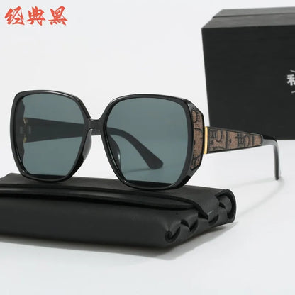 2025 New Vintage Oversized Square Polarized Sunglasses Women New Fashion Gradient Sun Glasses Men Driving Eyewear UV400 Shades