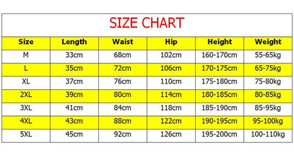 Plus 5XL Men's Fitness Shorts 2 IN 1 Jogger Streetwear Shorts Gym Bodybuilding Breathable Quick Dry Running Shorts Huge Size