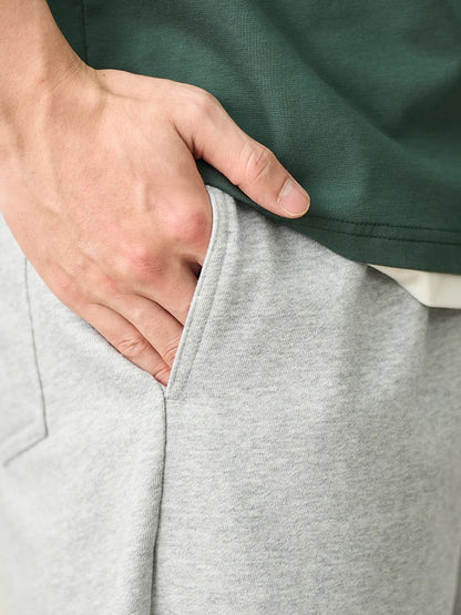 2025 Summer New Oversize 390gsm Drawstring Shorts Men  Raw  Hem Athletic Sports Runinng Shorts