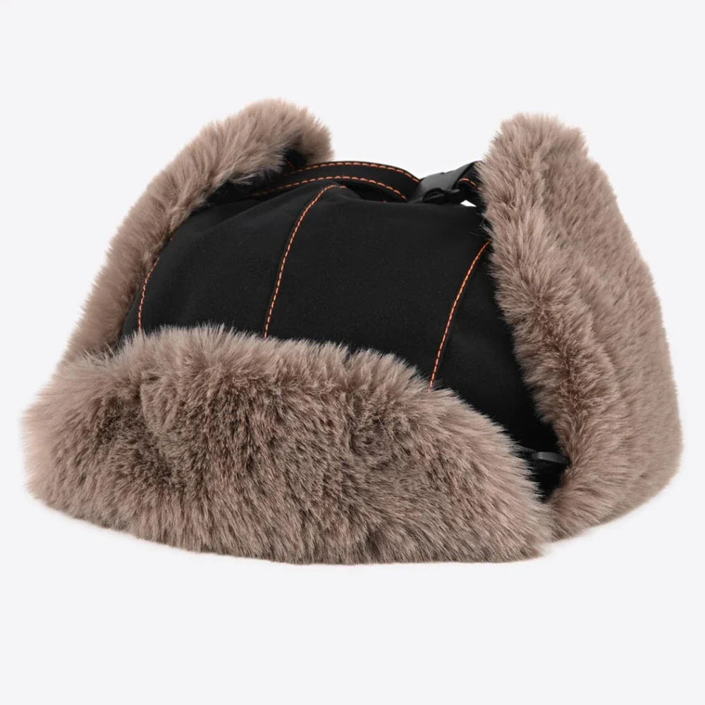 Russian Hat New Thick Warm Soft Fur Winter Hats Men Women Windproof Snow Ski Trapper Earflap Cap Male Female Bomber Hat