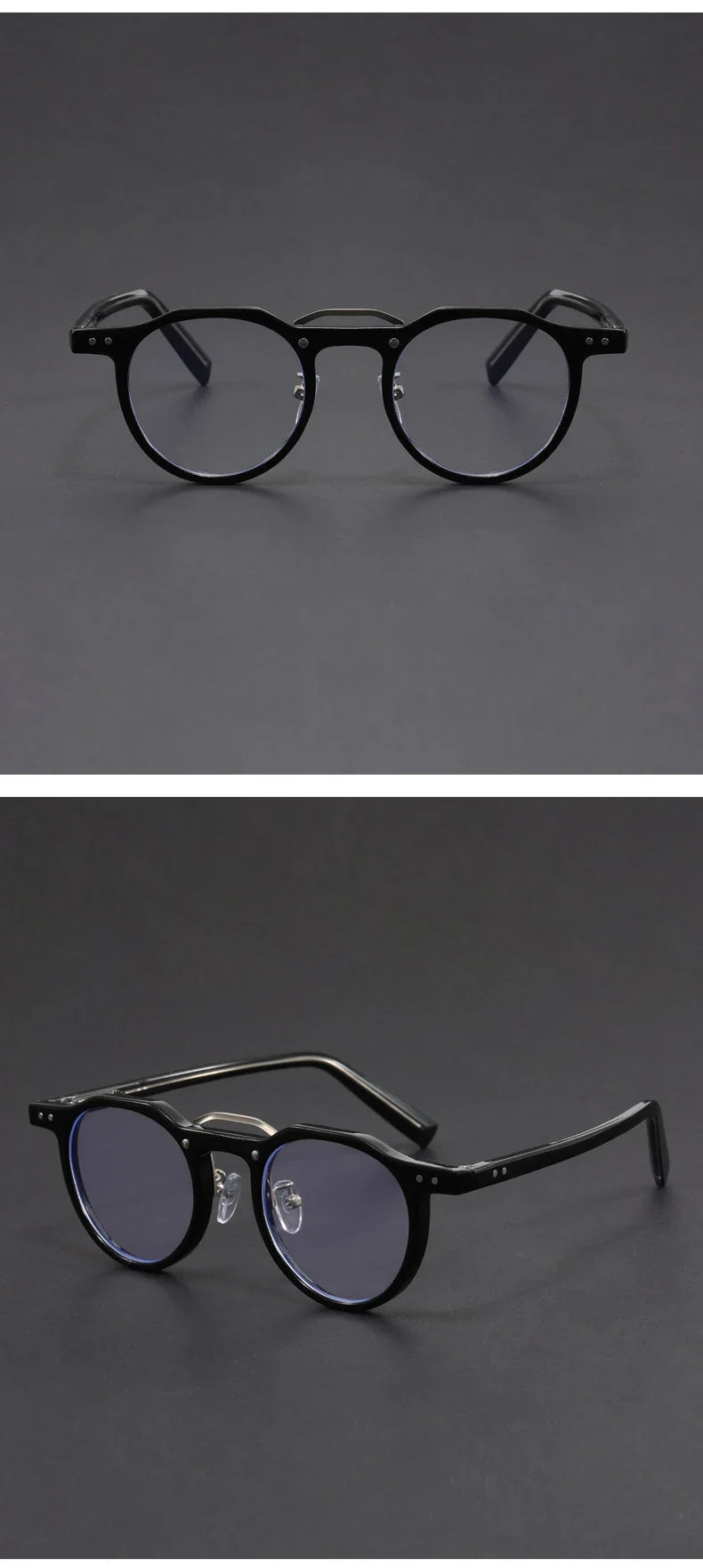 Personalized Retro Fashion New Design Men's Anti-blue Light Glasses Reading Glasses Can Be Customized Prescription 1028