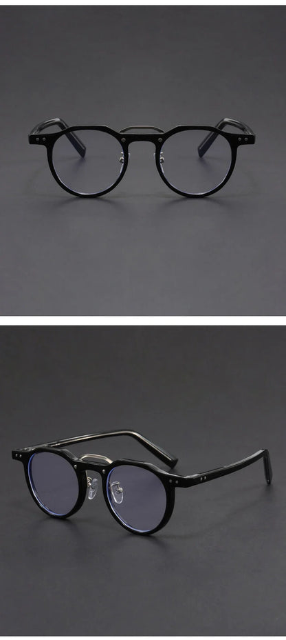 Personalized Retro Fashion New Design Men's Anti-blue Light Glasses Reading Glasses Can Be Customized Prescription 1028