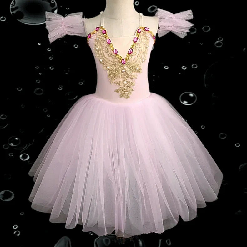 Girl Ballet Dress Tutu Outfit Vestidos Princess Dance Costumes Kids Clothes Summer Girls Dresses Ballet Leotards Children's Day