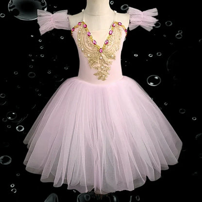 Girl Ballet Dress Tutu Outfit Vestidos Princess Dance Costumes Kids Clothes Summer Girls Dresses Ballet Leotards Children's Day