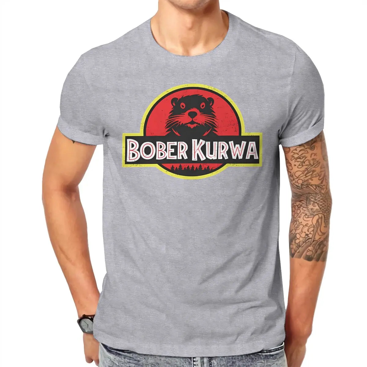 Bober Kurwa Tshirt Graphic Men Tops Vintage Summer Cotton Streetwear T Shirt