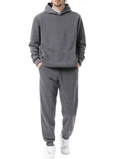 Pokemon Anime Charizard Cotton Hoodie and Harajuku Pants Set Gray Character Print Two Piece Outfit Casual Streetwear Loungewear
