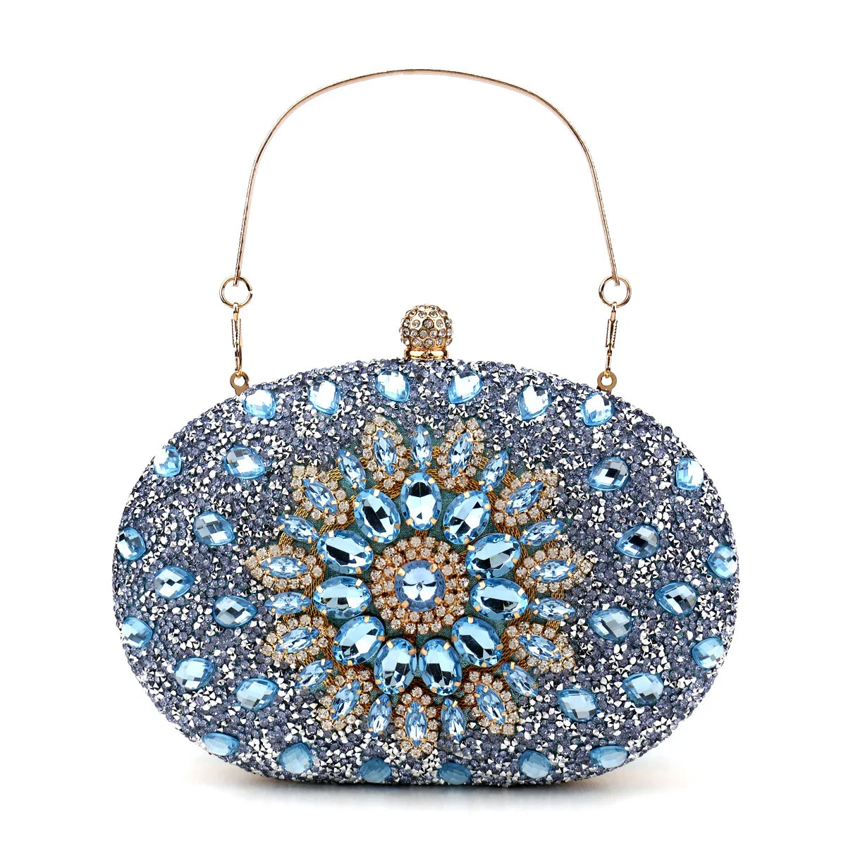 Diamond Women Luxury Clutch Evening Bag Wedding Crystal Ladies Cell Phone Pocket Purse Female Wallet for Party Quality Gift
