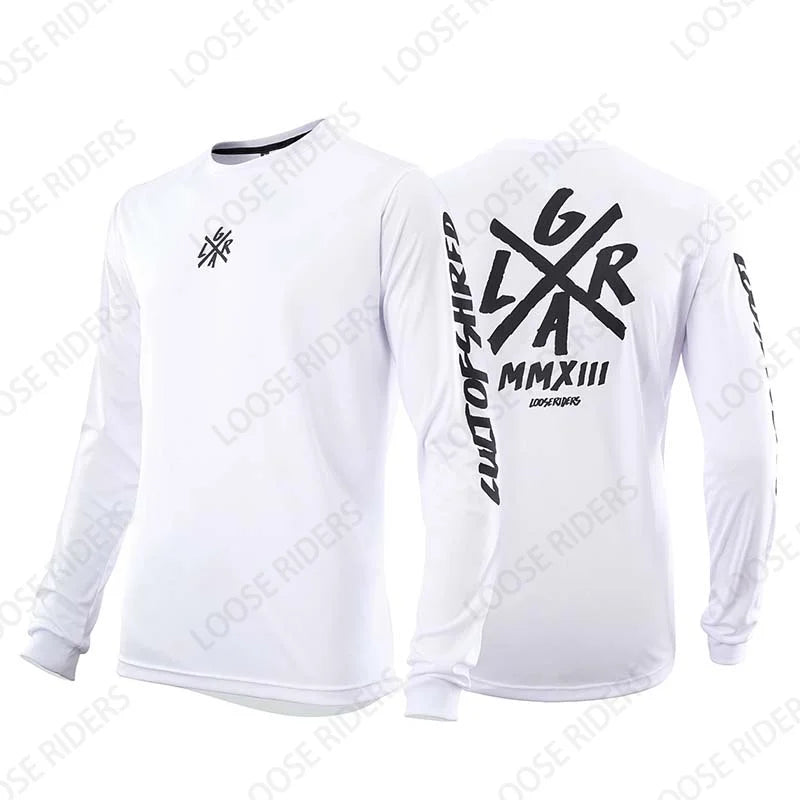 2023 Loose Rider Mens Long Sleeve Jersey BMX Enduro Downhill Jerseys MTB Mountain Bike Shirts Off Road DH Motorcycle Jersey