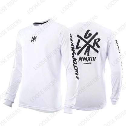 2023 Loose Rider Mens Long Sleeve Jersey BMX Enduro Downhill Jerseys MTB Mountain Bike Shirts Off Road DH Motorcycle Jersey