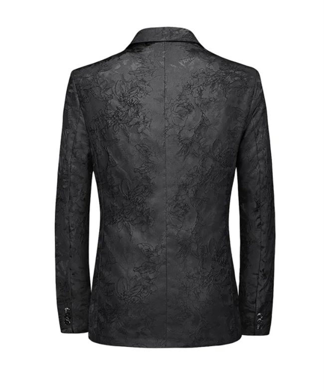 2026 New Men Business Social Suit Jacket Summer Male Single Breasted Thin Dress Male Jacquard Blazers Coats