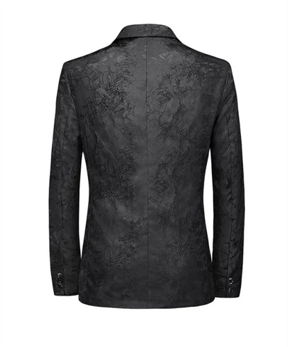 2026 New Men Business Social Suit Jacket Summer Male Single Breasted Thin Dress Male Jacquard Blazers Coats