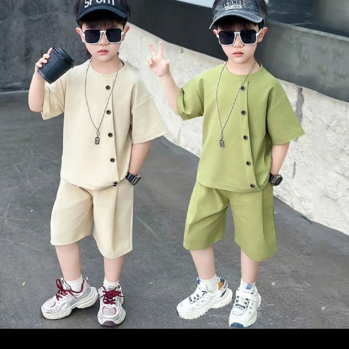 Summer Shirts Fashion Children 8 To 14 Years Casual Clothes 4 Clothing Toddler Boy Boys 7 Kids Set Boy's Suit Child Outfit Boys'
