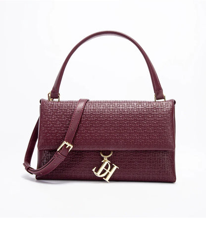 Unique Fashion Printed Women's Handbag Metal Accessories Solid Color Elegant Simplicity Women's Shoulder Bag