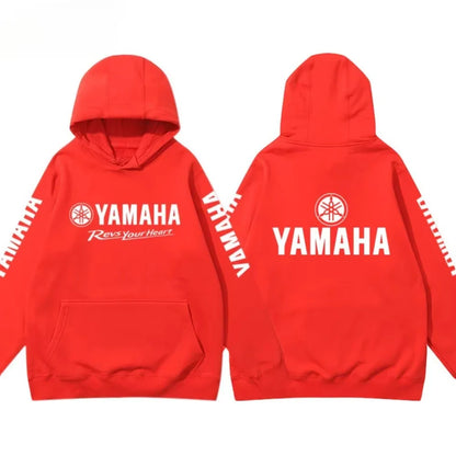 2025 Yamaha printed high-quality hoodie autumn and winter comfortable casual breathable warm men's long-sleeved sweater shirt