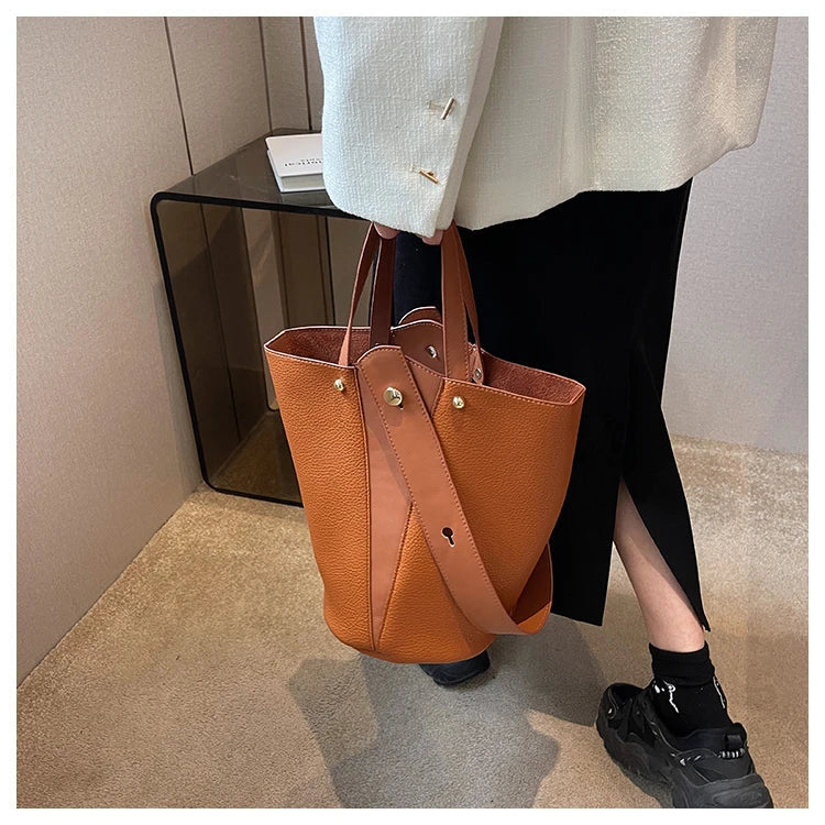 Fashion Trending Brand Luxury Designer Women Bags Female Handbags Solid Bucket Bag For Women 2026 Crossbody Shoulder Bags Totes