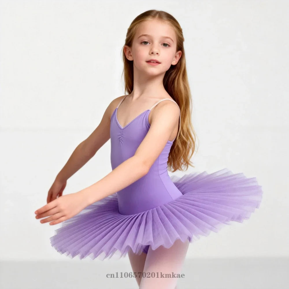 White Pink Ballet Tutu Skirt Swan Lake Ballet Dress Children's Performance Costume Kids Belly Dance Clothing Stage