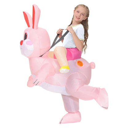 Kids Child Dinosaur Unicorn Inflatable Costume Cute Funny Clothing For Boys Girls Halloween Christmas Performance Party Suits
