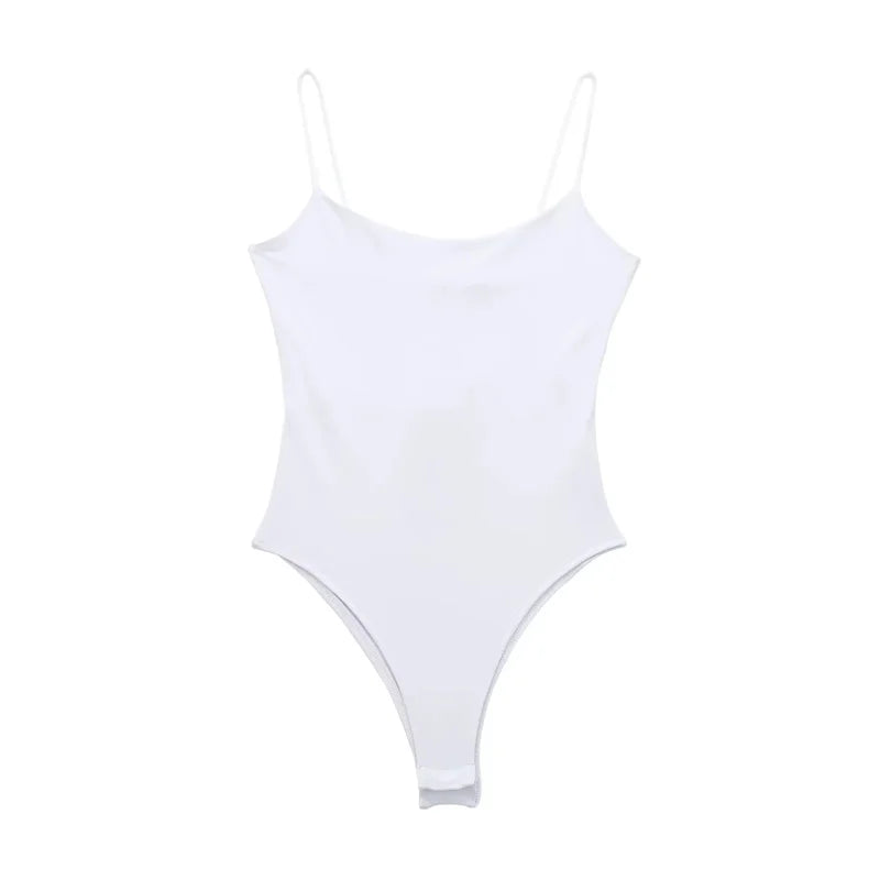 2025 Sexy Tight Bodys for Women White Black Backless Bodysuit Women One Pieces Jumpsuits for Women Sexy Lingerie Bodysuit