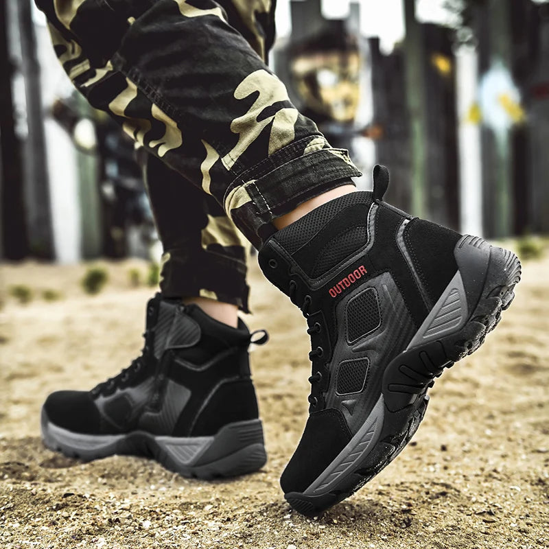 2024 Casual Sneaker Men's Desert Boots Ankle Boots Windproof Sports Shoes Outdoor Hiking Mountaineering Work Safty Shoes
