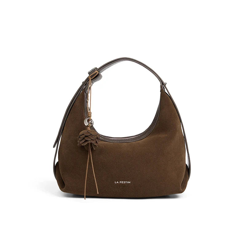 Original Handbag Women New Shoulder Bags Fashion Half Moon Bag Crossbody Bag Luxury Brand Bags Ladies Leather Bag