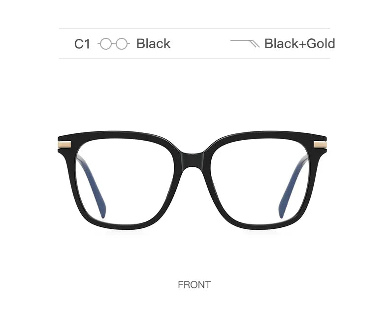 Women's  Reading Glasses Anti Blue Light Geometric Pink Frame Myopia Astigmatism Prescription Glasses  Women  PFD2129