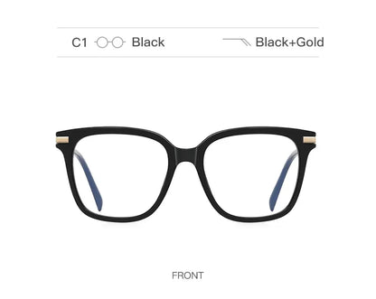 Women's  Reading Glasses Anti Blue Light Geometric Pink Frame Myopia Astigmatism Prescription Glasses  Women  PFD2129