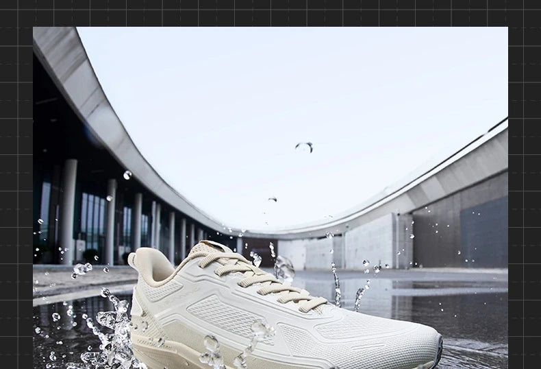 Rainblock Men Running Shoes Water Repellent Anti-Slip Grippy Cushioning Airy Male Sneakers 672532231