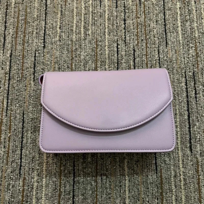 Women's Handheld Chain Evening Bag Party Banquet Rhinestone Basic Casual Matte Rectangular Patent Leather Shoulder Bag Crossbody
