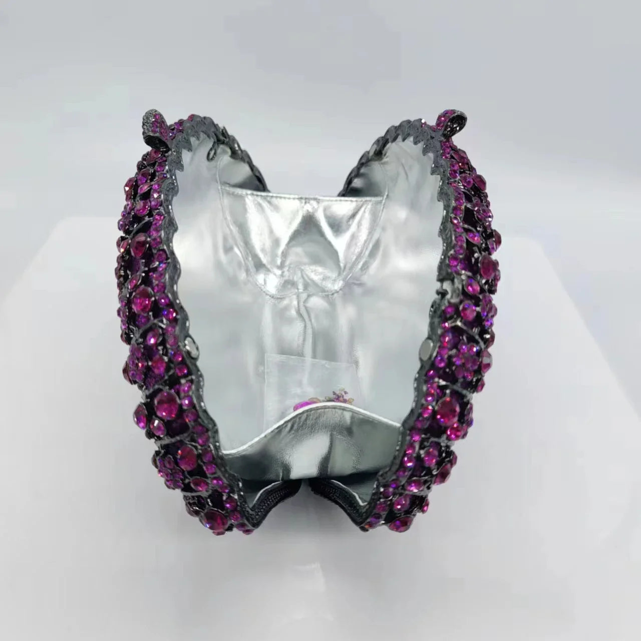 High Quality Elegant Exquisite Fan Shaped Ladies Evening Clutch Bag Banquet Chain Shoulder Bag