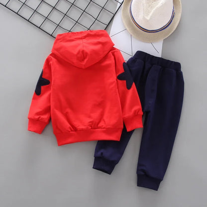 New Spring Autumn Baby Girl Clothes Children Boys Letter Hoodies Pants 2Piece Set Infant Clothing Toddler Costume Kids Tracksuit