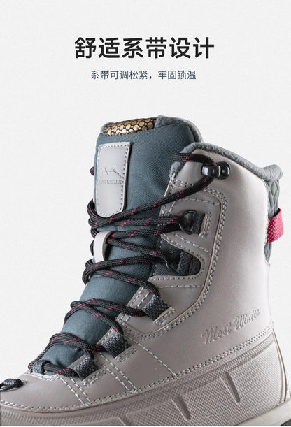 Men's Winter Boots 2025 New Waterproof Anti Slip Snow Boots For Men Thickened Fleece Outdoor Winter Sport Shoes Man For -40℃